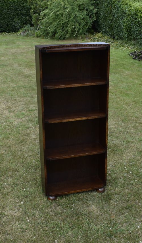 OAK ART DECO BOOKCASE - ADDITIONAL PHOTO 5