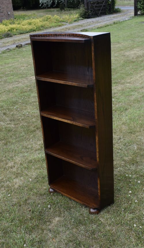 OAK ART DECO BOOKCASE - ADDITIONAL PHOTO 8