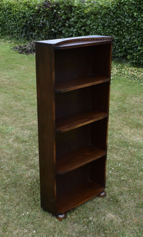 OAK ART DECO BOOKCASE - ADDITIONAL PHOTO 12