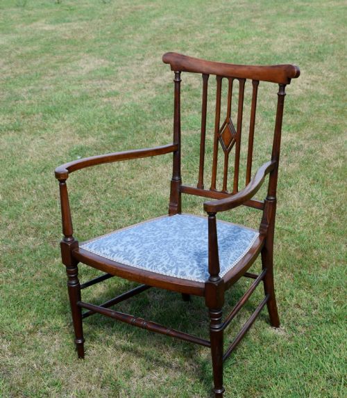 EDWARDIAN ARMCHAIR - ADDITIONAL PHOTO 1