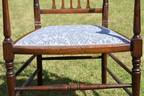 EDWARDIAN ARMCHAIR - ADDITIONAL PHOTO 7