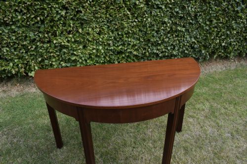 GEORGIAN PERIOD DEMILUNE CONSOLE TABLE - ADDITIONAL PHOTO 13