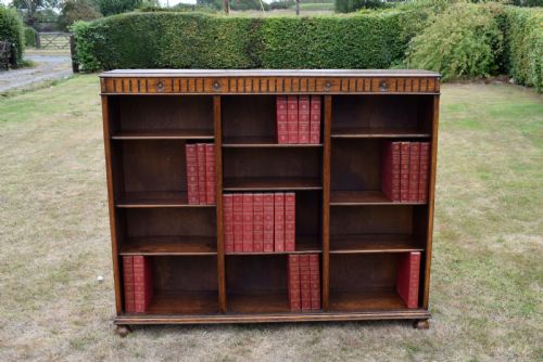 EARLY 20TH CENTURY OAK BOOKCASE - ADDITIONAL PHOTO 12