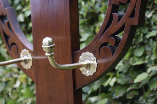 VICTORIAN WALNUT HALL STAND - ADDITIONAL PHOTO 17