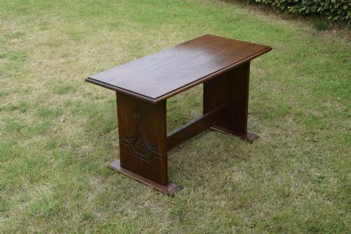 EARLY 20TH CENTURY OAK COFFEE TABLE - ADDITIONAL PHOTO 6