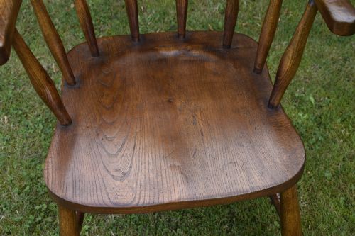 EARLY 20TH CENTURY CAPTAINS CHAIR - ADDITIONAL PHOTO 11