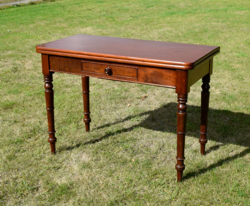 WILLIAM IV MAHOGANY CONSOLE GAMES TABLE - ADDITIONAL PHOTO 3