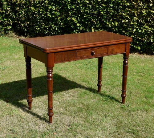WILLIAM IV MAHOGANY CONSOLE GAMES TABLE - ADDITIONAL PHOTO 8
