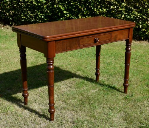 WILLIAM IV MAHOGANY CONSOLE GAMES TABLE - ADDITIONAL PHOTO 10