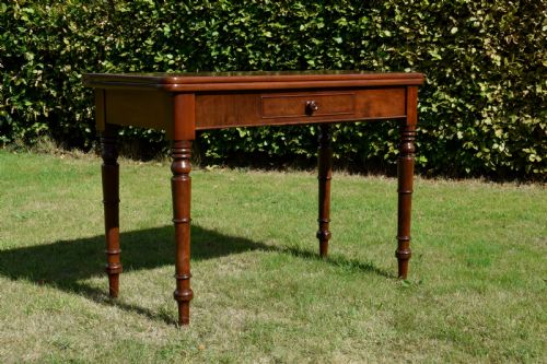 WILLIAM IV MAHOGANY CONSOLE GAMES TABLE - ADDITIONAL PHOTO 11