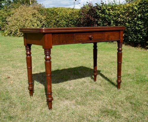 WILLIAM IV MAHOGANY CONSOLE GAMES TABLE - ADDITIONAL PHOTO 12