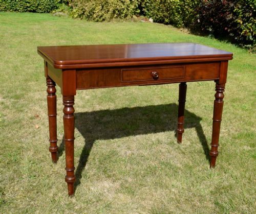 WILLIAM IV MAHOGANY CONSOLE GAMES TABLE - ADDITIONAL PHOTO 13