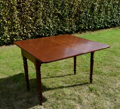 WILLIAM IV MAHOGANY CONSOLE GAMES TABLE - ADDITIONAL PHOTO 16