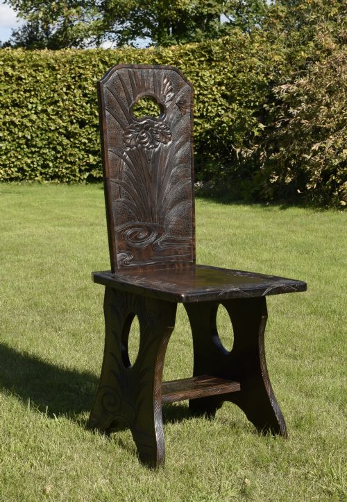 EARLY 20TH CENTURY FAR EASTERN CARVED CHAIR - ADDITIONAL PHOTO 1