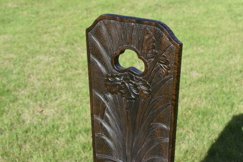 EARLY 20TH CENTURY FAR EASTERN CARVED CHAIR - ADDITIONAL PHOTO 7
