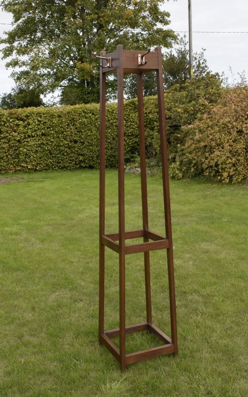 EARLY 20TH CENTURY OAK ARTS CRAFT HALL STAND - ADDITIONAL PHOTO 1