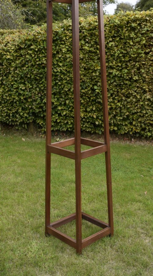 EARLY 20TH CENTURY OAK ARTS CRAFT HALL STAND - ADDITIONAL PHOTO 10
