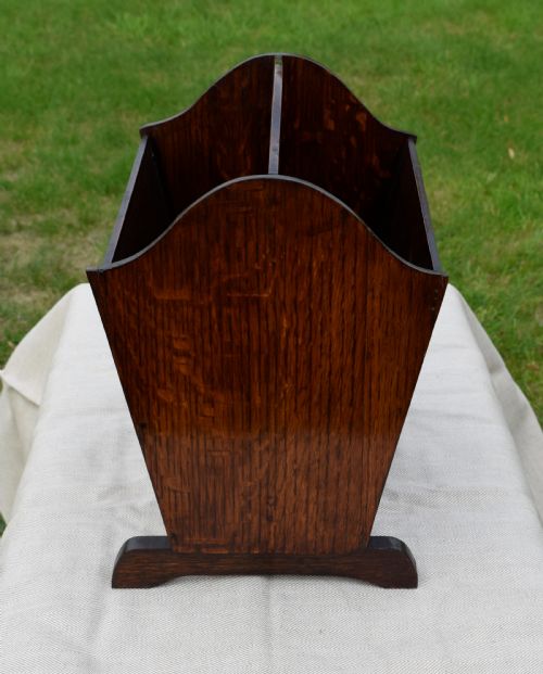 EARLY 20TH CENTURY MAGAZINE RACK TIDY - ADDITIONAL PHOTO 2