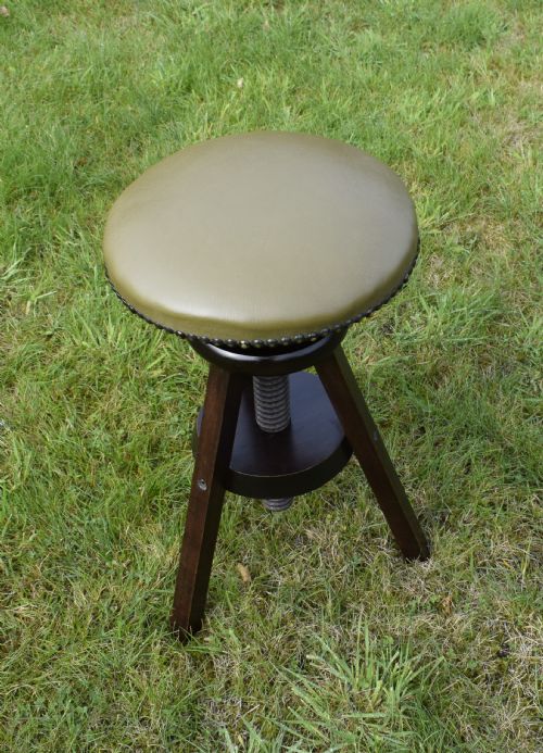 ARTS CRAFTS ADJUSTABLE STOOL - ADDITIONAL PHOTO 2