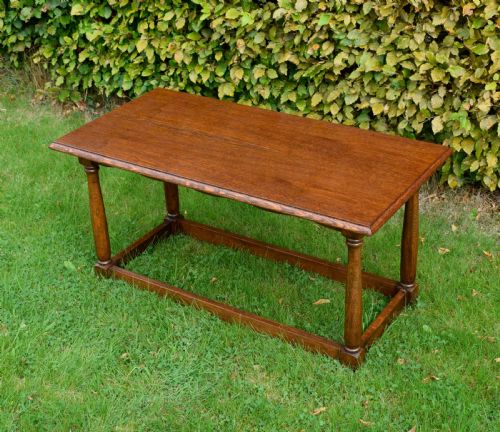 EARLY 20TH CENTURY OAK COFFEE TABLE - ADDITIONAL PHOTO 11