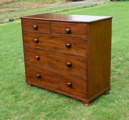 victorian mahogany chest of drawers - CATEGORY: ANTIQUE CHEST OF DRAWERS - DATED VICTORIAN