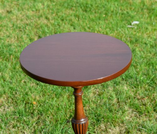 EARLY 20TH CENTURY MAHOGANY WINE TABLE - ADDITIONAL PHOTO 4