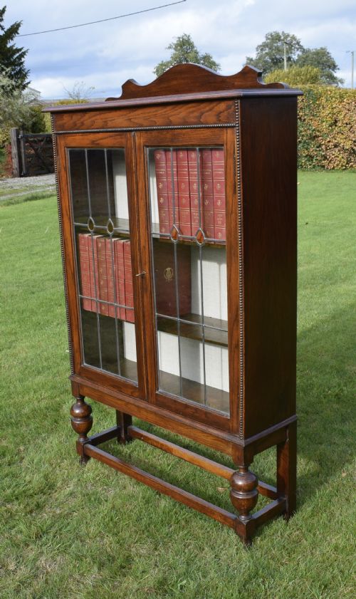 EARLY 20TH CENTURY OAK BOOKCASE - ADDITIONAL PHOTO 9
