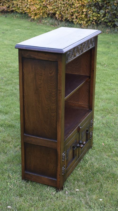 EARLY 20TH CENTURY OAK JACOBEAN BOOKCASE - ADDITIONAL PHOTO 7