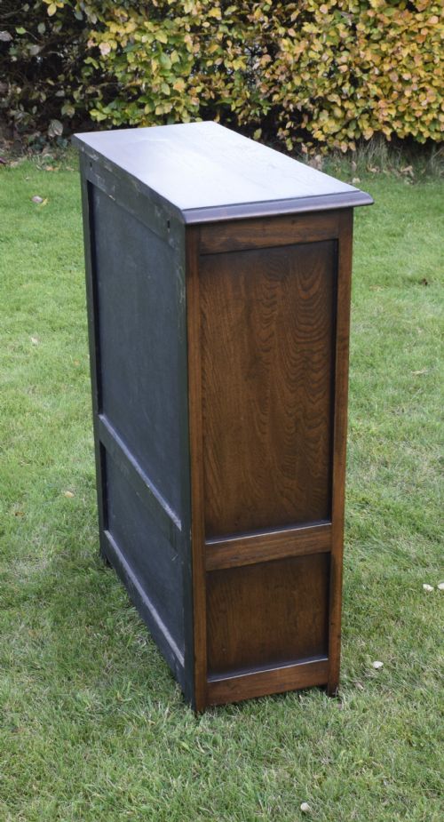 EARLY 20TH CENTURY OAK JACOBEAN BOOKCASE - ADDITIONAL PHOTO 8