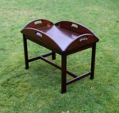 EARLY 20TH CENTURY MAHOGANY BUTLERS TRAY - ADDITIONAL PHOTO 2