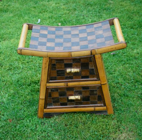 EASTERN BAMBOO PARQUETRY SEAT - ADDITIONAL PHOTO 1