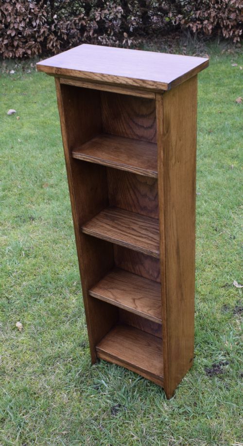 EARLY 20TH CENTURY OAK OPEN BOOKCASE - ADDITIONAL PHOTO 3