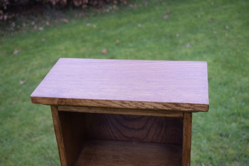 EARLY 20TH CENTURY OAK OPEN BOOKCASE - ADDITIONAL PHOTO 7