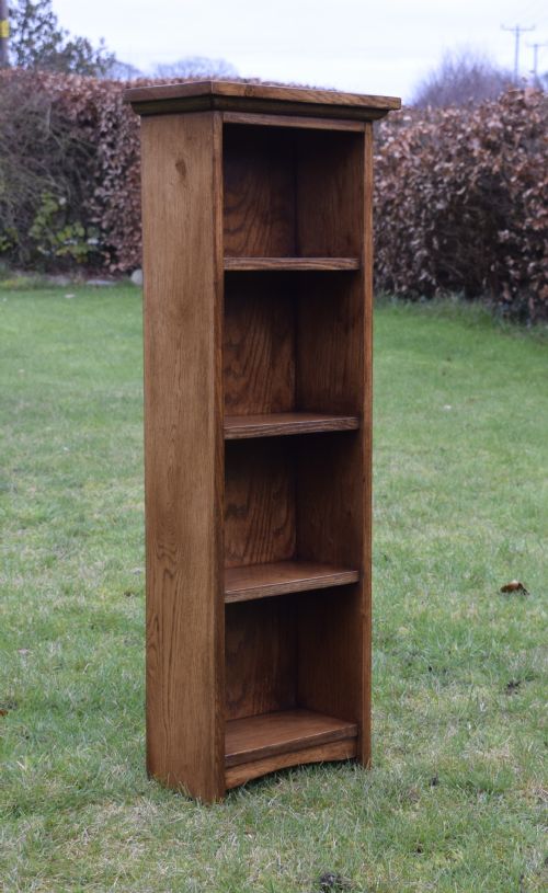EARLY 20TH CENTURY OAK OPEN BOOKCASE - ADDITIONAL PHOTO 8