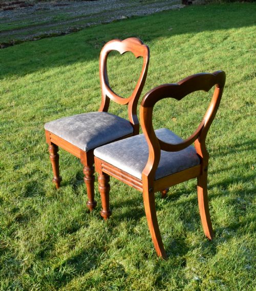 SET OF 6 VICTORIAN CROWN BACK DINING CHAIRS - ADDITIONAL PHOTO 13