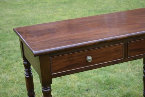 VICTORIAN MAHOGANY WRITING TABLE DESK - ADDITIONAL PHOTO 7