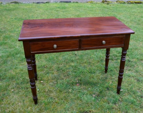VICTORIAN MAHOGANY WRITING TABLE DESK - ADDITIONAL PHOTO 14