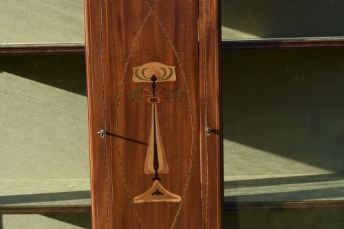 EARLY 20TH CENTURY ART NOUVEAU DISPLAY CABINET - ADDITIONAL PHOTO 8