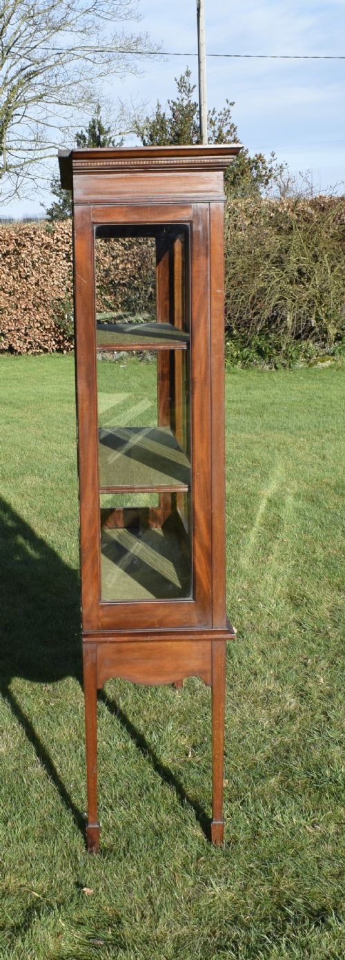 EARLY 20TH CENTURY ART NOUVEAU DISPLAY CABINET - ADDITIONAL PHOTO 12