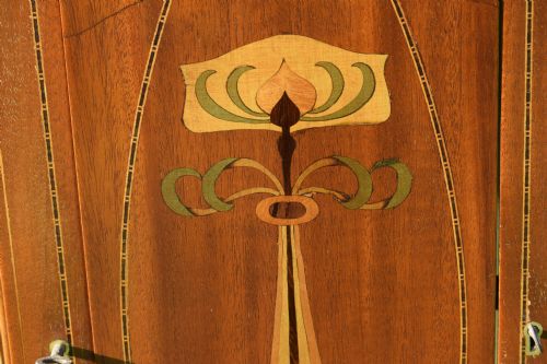 EARLY 20TH CENTURY ART NOUVEAU DISPLAY CABINET - ADDITIONAL PHOTO 14