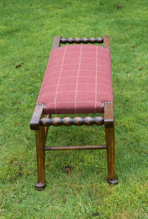 ARTS CRAFTS FOOT STOOL - ADDITIONAL PHOTO 3