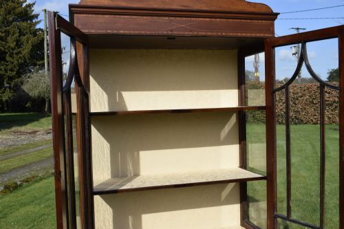 EDWARDIAN INLAID DISPLAY CABINET - ADDITIONAL PHOTO 18