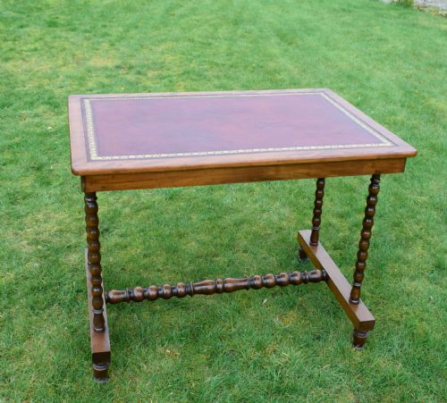 VICTORIAN MAHOGANY WRITING TABLE - ADDITIONAL PHOTO 4