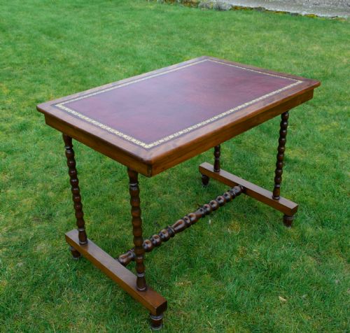 VICTORIAN MAHOGANY WRITING TABLE - ADDITIONAL PHOTO 5