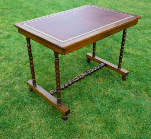 VICTORIAN MAHOGANY WRITING TABLE - ADDITIONAL PHOTO 7