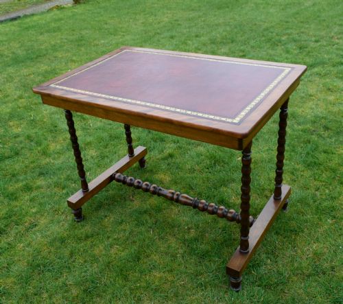 VICTORIAN MAHOGANY WRITING TABLE - ADDITIONAL PHOTO 24