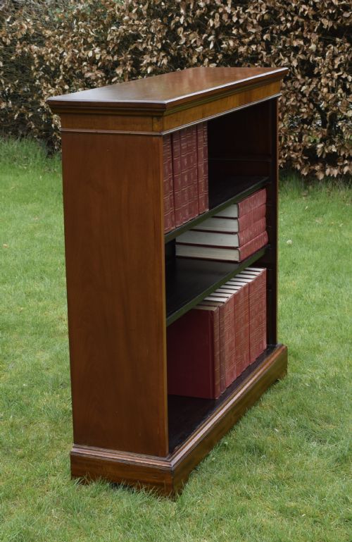 MAHOGANY OPEN BOOKCASE - ADDITIONAL PHOTO 5