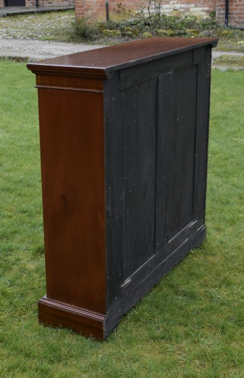 MAHOGANY OPEN BOOKCASE - ADDITIONAL PHOTO 6