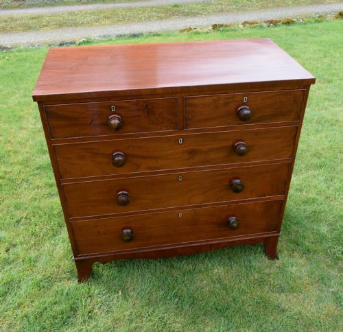 VICTORIAN MAHOGANY CHEST OF DRAWERS - ADDITIONAL PHOTO 10
