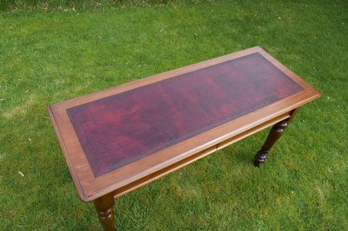 VICTORIAN MAHOGANY DESKWRITING TABLE - ADDITIONAL PHOTO 8